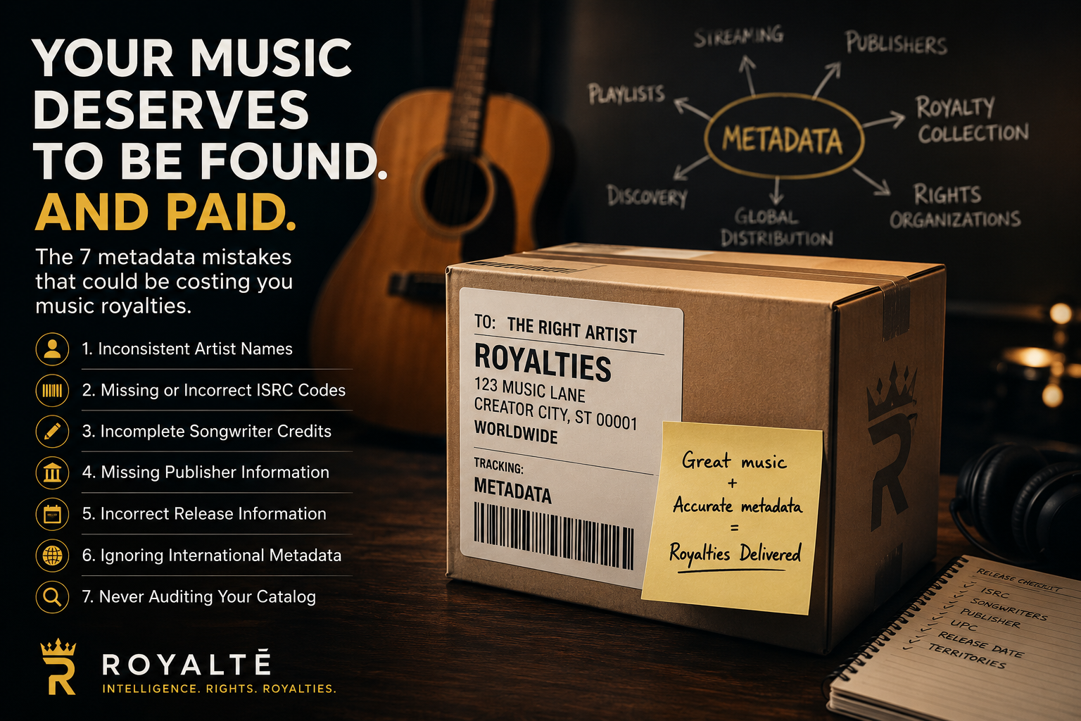 The 7 Metadata Mistakes That Could Be Costing You Music Royalties